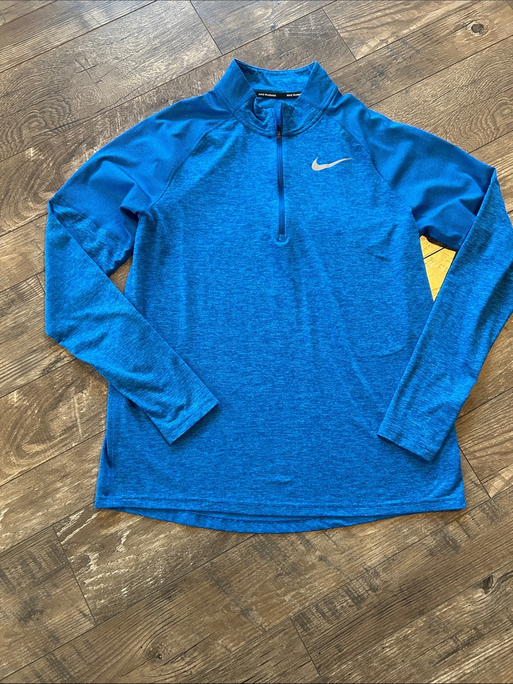 Nike Running Men’s Royal Blue Long-Sleeve Half-Zip Dri-Fit